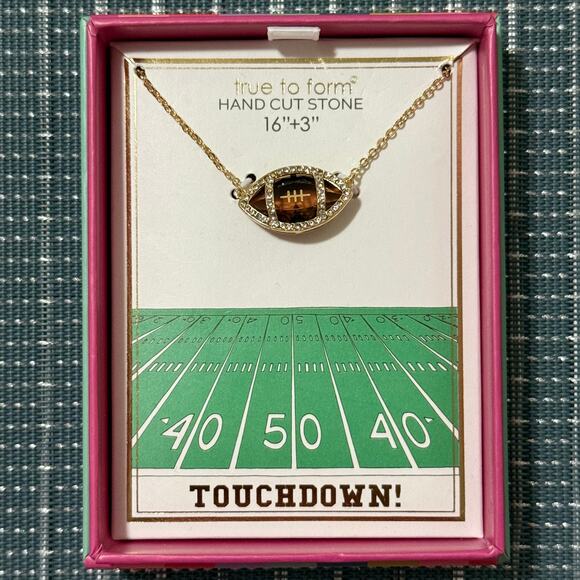 NEW | True to Form | Football Theme Necklace - Picture 1 of 2